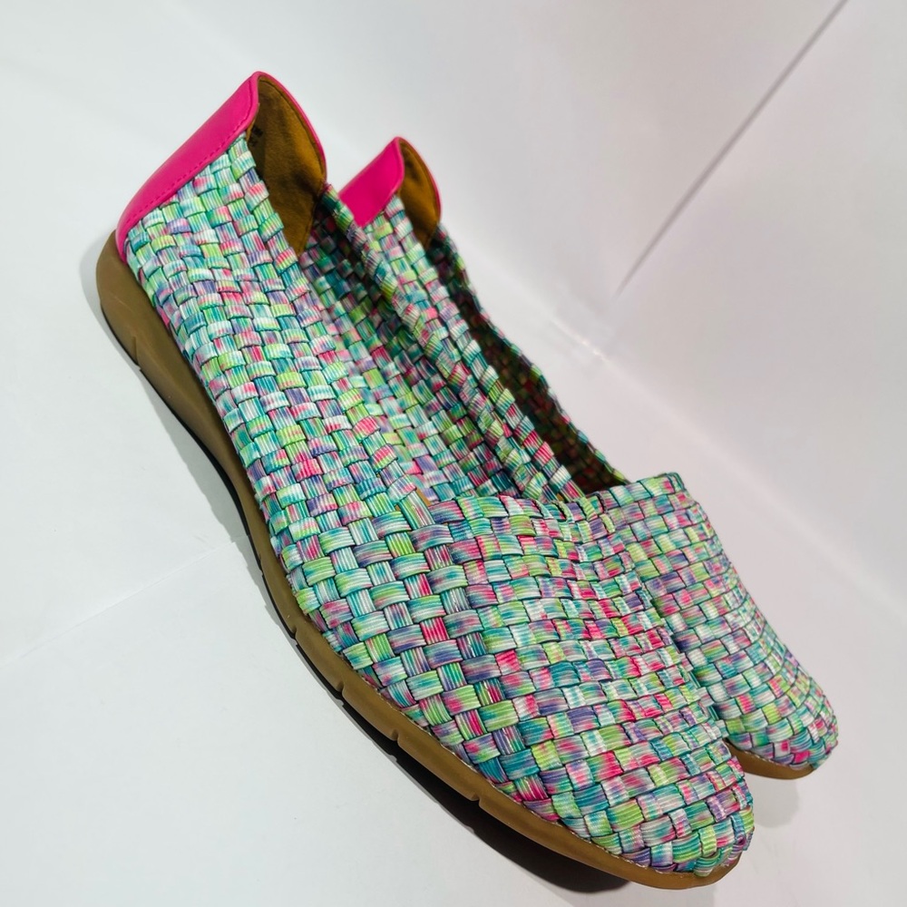 Comfortview Multicolor Woven Loafers